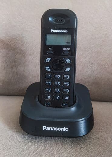 телефон домашний: Stasionar telefon Panasonic, Simsiz — 1