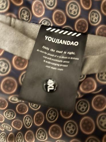 kişi gödəkcələri: Pencək, Naxışsız, 4XL — 3