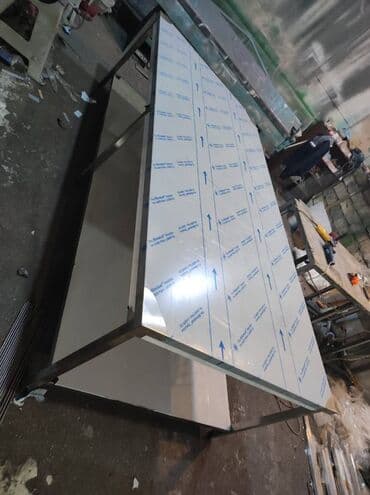 dəmir masalar: Is stolu 1400*2900*850 boyuk olculu masa Birinci əl istehsalçıdan — 3