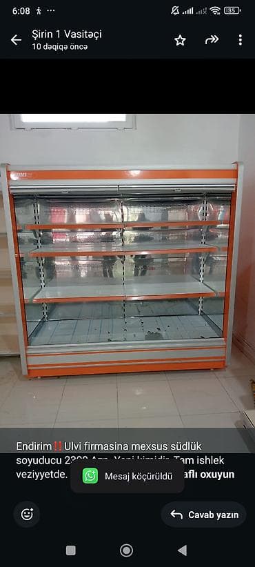 Endirim‼️Ulvi firmasina mexsus südlük soyuducu 2300 Azn. Yeni kimidir