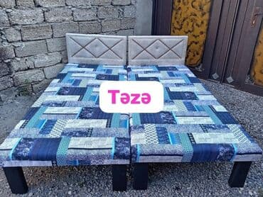 taxt doşəyi: Təzə çarpayılar. 1 nəfərlik çarpayılar 60manat. 2 nəfərlik taxt — 6