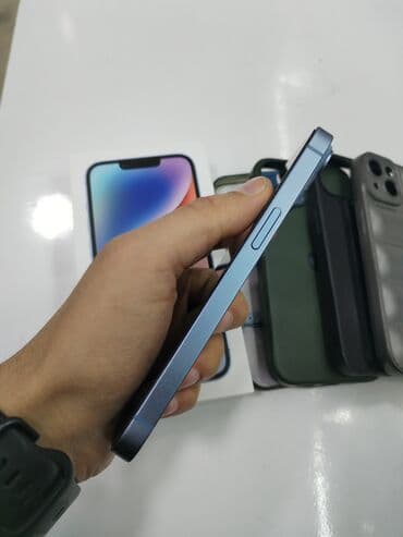 telefon iphone 16: IPhone 13, Mavi, Simsiz şarj — 4