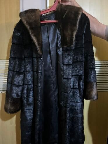 qadın qış geyimləri: Kürk, 2XL, rəng - Qara — 1