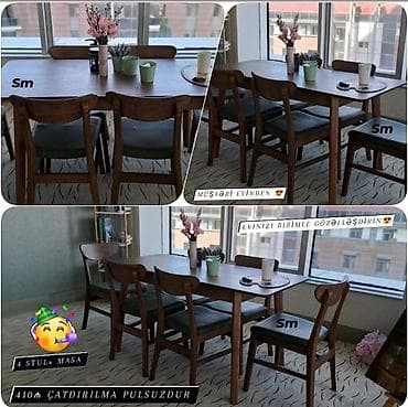 Masa desdi stullar oturacaqlar masa qonaq desdi