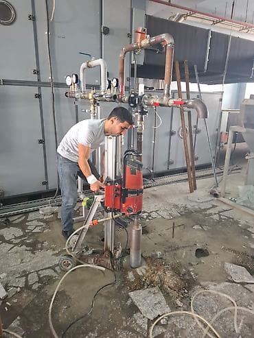 Beton deşmə və kəsim xidməti - Armaturlu beton, dəmir-beton, daş və