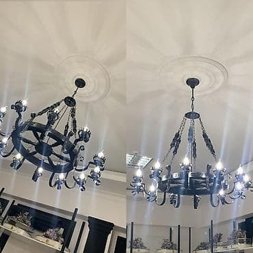 Çılçıraq, 10 və daha çox lampa