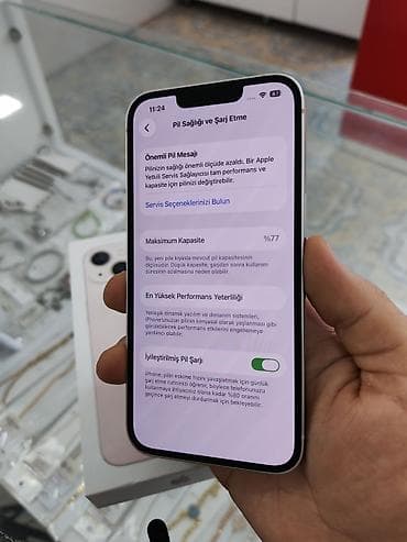iphon 7s: IPhone 13, 128 GB, Qızılı, Face ID — 4