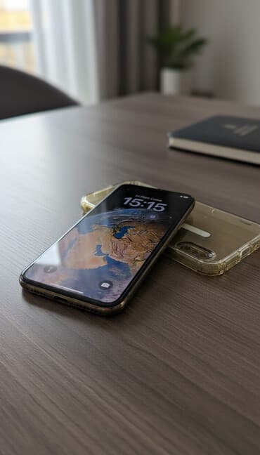 iphone x qutusu: IPhone Xs, 64 GB, Qızılı, Simsiz şarj — 1