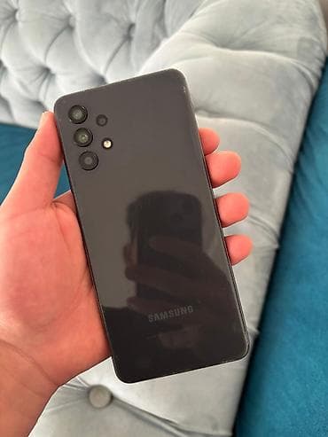 Samsung Galaxy A32, rəng - Qara, Barmaq izi