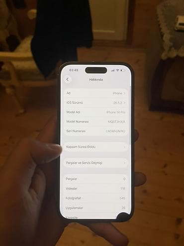 apple 17 pro max: IPhone 14 Pro, 256 GB, Space Gray, Face ID — 7