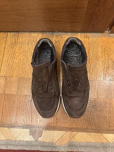 Туфли: Kişi ayaqqabısı – zamşa idman-klassik üslub - Rəng: tünd qəhvəyi - — 3