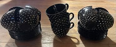 Çay dəsti, rəng - Qara, Keramika lalafo.az -da Çay dəsti, rəng - Qara, Keramika