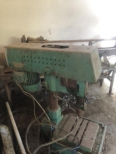 ağac kəsən mişar: Ağır tip stolüstü şaquli qazma dəzgahı 3fazli(vertikalni drel) - — 2