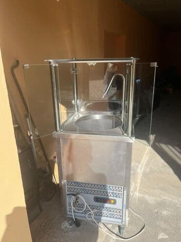 iki kameralı soyuducu: Paslanmayan poladdan hazırlanmış mobil dondurma hazırlama — 3