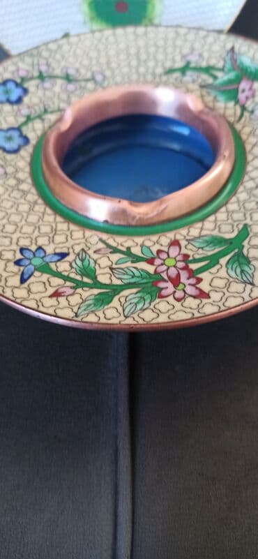 ваза напольная стеклянная высокая без узора: Статуэтка, 1950 год, СССР, Бесплатная доставка — 30