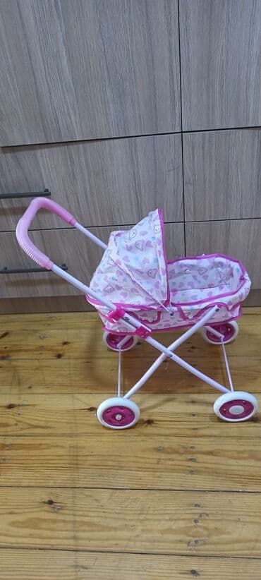 gəlinciklər üçün uşaq arabaları: İki tutacaqlı araba, Cins: Qız — 3