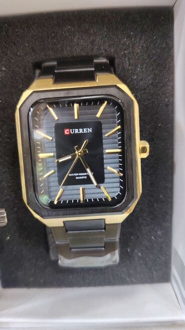 ct8 max smart watch: Yeni, Qol saatı, Curren, rəng - Qara — 4