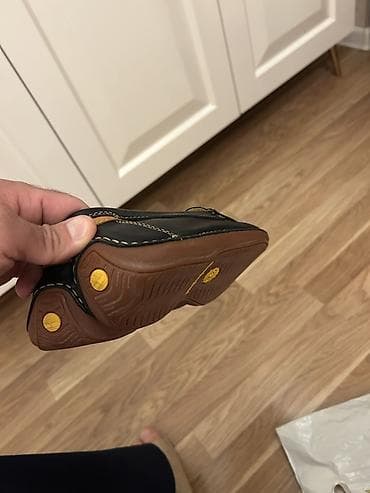 ayaqqabı dəri rahat: Timberland kişi mokasinləri - Rəng: qara, kontrast bej tikişli - — 2