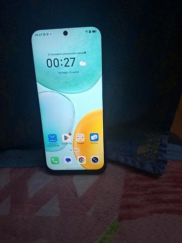 dubay telefonlari: Honor X6c, 128 GB, rəng - Qara, Sensor — 2