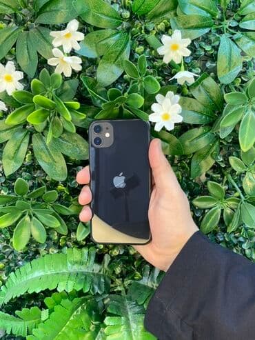 ayfon 11 qiymeti 2 ci el: IPhone 11, 128 GB, Qara, Face ID, Zəmanət — 1