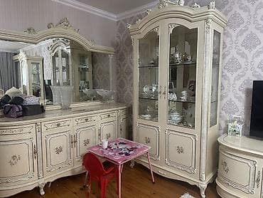 divan və kreslo: Klassik üslubda tam mebel dəsti - Yataq otağı: başlığı kapitonajlı — 4