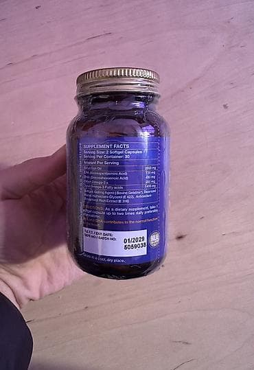 omeqa3: Nutraxin Vitals Omega-3 2000 mg – qida əlavəsi - Əldə - Yeni 01/2029 — 3