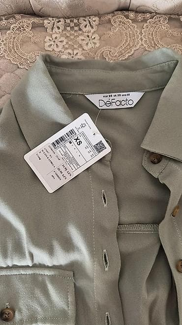 u s polo: DeFacto qadın köynəyi -heç geyinilmeyib - seçilmiş metrolara puısuz — 2