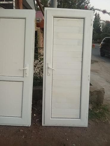 Hamam üçün İşlənmiş Plastik qapı 80x205 sm Çərçivə ilə, Ünvandan götürmə — 9