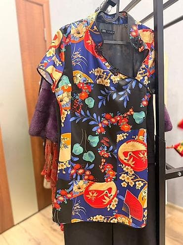 ZARA Woman ipək effektli bluz - Model: qısaqol, qiyafəyə şərq lalafo.az -da ZARA Woman ipək effektli bluz - Model: qısaqol, qiyafəyə şərq