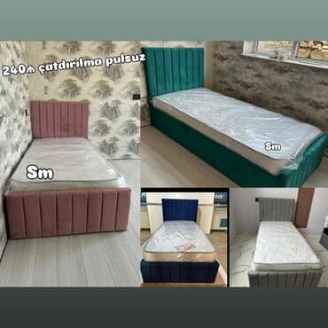 uşaq çarpayısı gəncə: Yeni, Təknəfərlik çarpayı, Matras ilə — 1