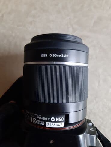 knopkalı: Fotoaparat Sony a500. Probeqi azdır. Şəkil çəkmək üçün knopkası — 17