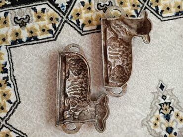 Alətlər: Şirniyyət qəlibləri, rəng - Gümüşü, Çuqun, Fiqur — 1