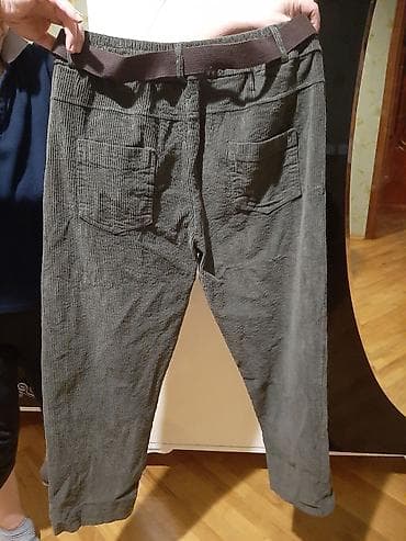 Korduroy şalvar - Material: qalın, yumşaq korduroy parça (şaquli — 3