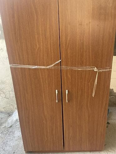lovhe: İşlənmiş, 2 qapılı, Qəhvəyi, Açılan, Düz dolab — 1