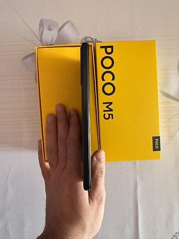 yaddas kart: Poco M5, 128 GB, rəng - Qara, Sensor, Barmaq izi, Face ID — 3