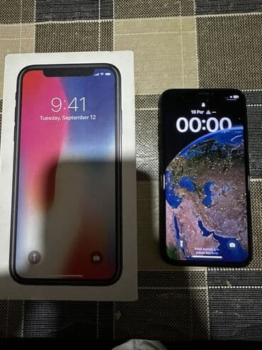 ipone x: IPhone X, 64 GB, Space Gray, Face ID — 1