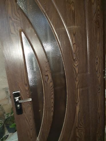 Mebel və qapı dəsti - Material: taxta əsaslı, tünd qəhvəyi ağac — 2