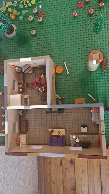 dekor ad gunu: Podorijinal (analog) LEGO diyorama – “Kənd həyəti və çay kənarı” — 6