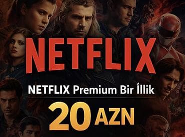 Netflix Premium – 1 illik abunə Qiymət: 20 AZN (şəkildə göstərildiyi lalafo.az -da Netflix Premium – 1 illik abunə Qiymət: 20 AZN (şəkildə göstərildiyi