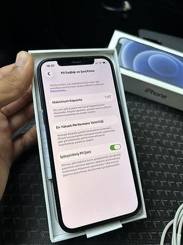 iphone 7 plus ekran qiymeti: IPhone 12, 64 GB, Qara, Face ID — 5