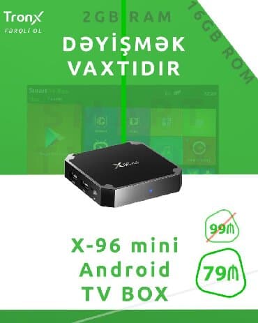 8gb ddr 3: X 96 Mini Android sistemi (2 Gb ram )
Yadtash (16 Gb ) — 1