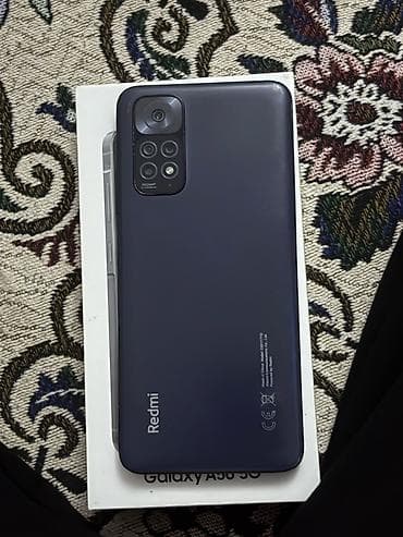 telefon iphone 10: Redmi Note 11, 128 GB, rəng - Qara, Barmaq izi — 2
