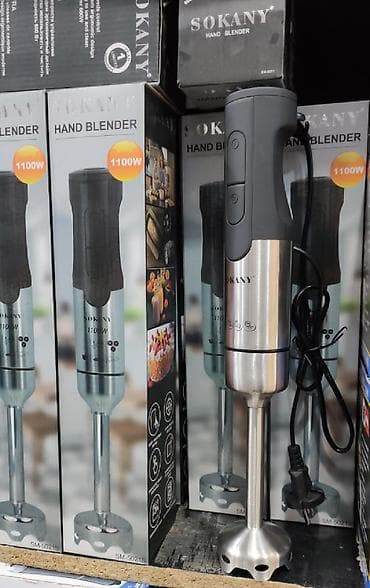 Blender Sokany 1100 watt turbo guc Demir başlıqlı Dord bicaqli model — 1