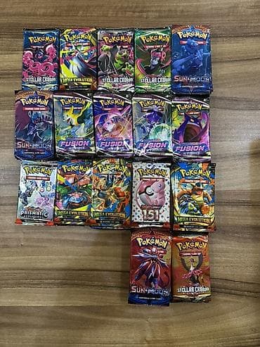Pokemon TCG 79 packs (Idk original or no but seams original)! Məhsul — 1