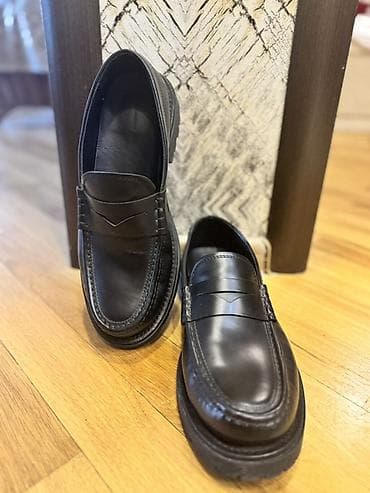 qadın ayaqqabı: Massimo Dutti kişi loaferləri Original - Model: Penny loafer - Rəng — 1