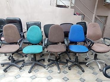 tek kreslo: İşlənmiş, Təkərli, Qolları tənzimlənir, Vеlur parça — 9