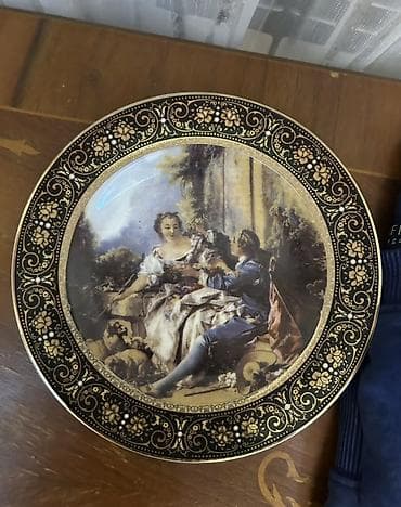 vilur sufreler: Boşqablar, 1 əd, rəng - Qara, Farfor, Almaniya — 3