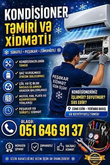 taxta qapi temiri: Təmir, Split kondisionerlər, Təmizləmə, Zəmanətlə — 1