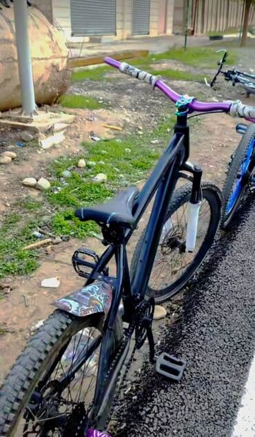 Dirt/Street üslubunda dağ velosipedi - Rəng: mat qara gövdə