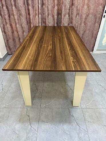 gence stol: Qonaq otağı üçün, Açılmayan, Dördbucaq masa, 6 stul — 2